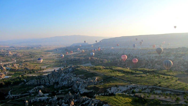 100s of Balloons over Goreme 100s of Balloons over Goreme Turkey Cappadocia