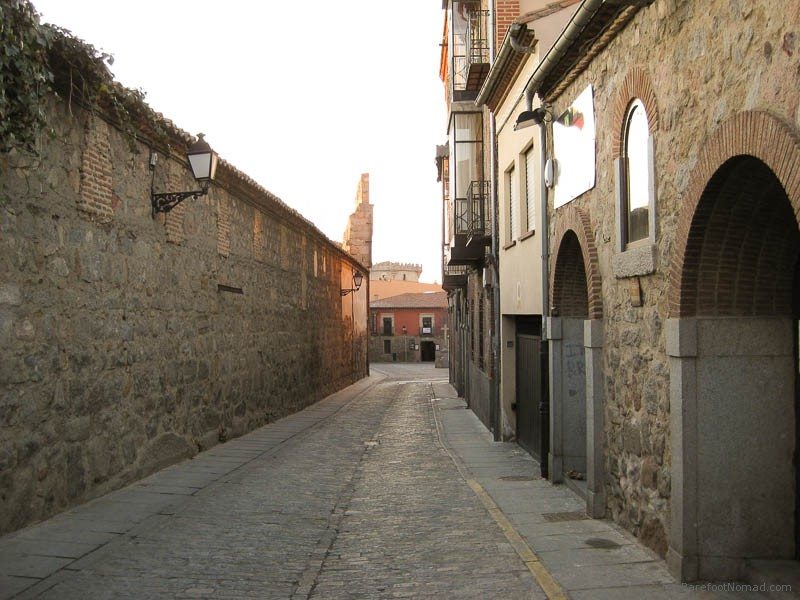 Backstreet of Avila, Spain Backstreet of Avila, Spain