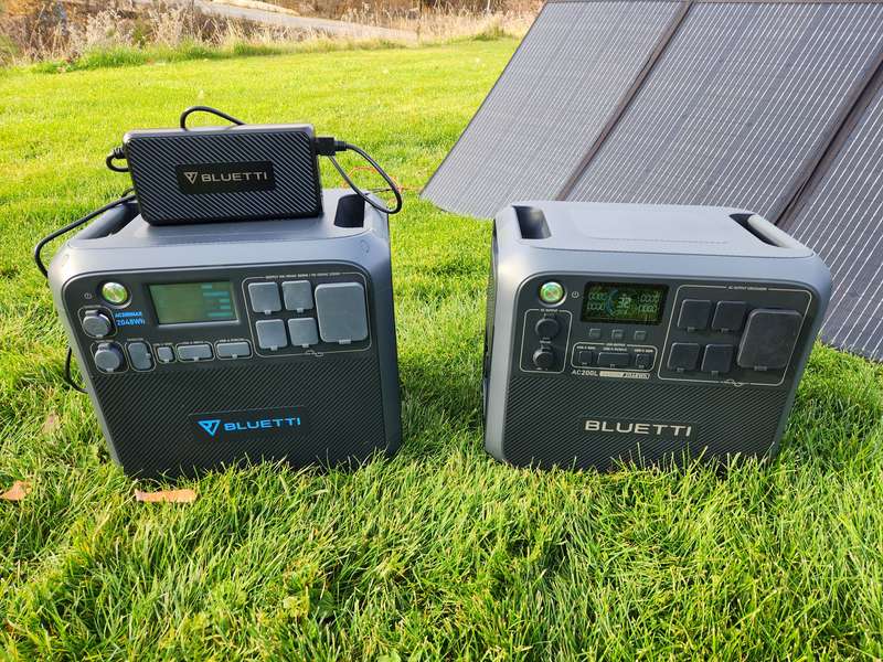 Comparison BLUETTI AC200L and with BLUETTI AC200MAX feat BLUETTI PV350 solar panels