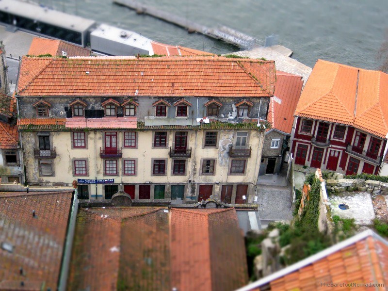 Looking down from the hills above the Duoro Portugal Looking down from the hills above the Duoro Portugal