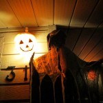 Low light Halloween Decoration Canon D20 Test Photos Review