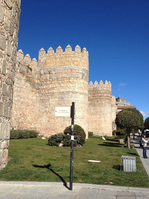 Near the Puerto del Alcazarr, Avila, Spain Near the Puerto del Alcazarr, Avila, Spain