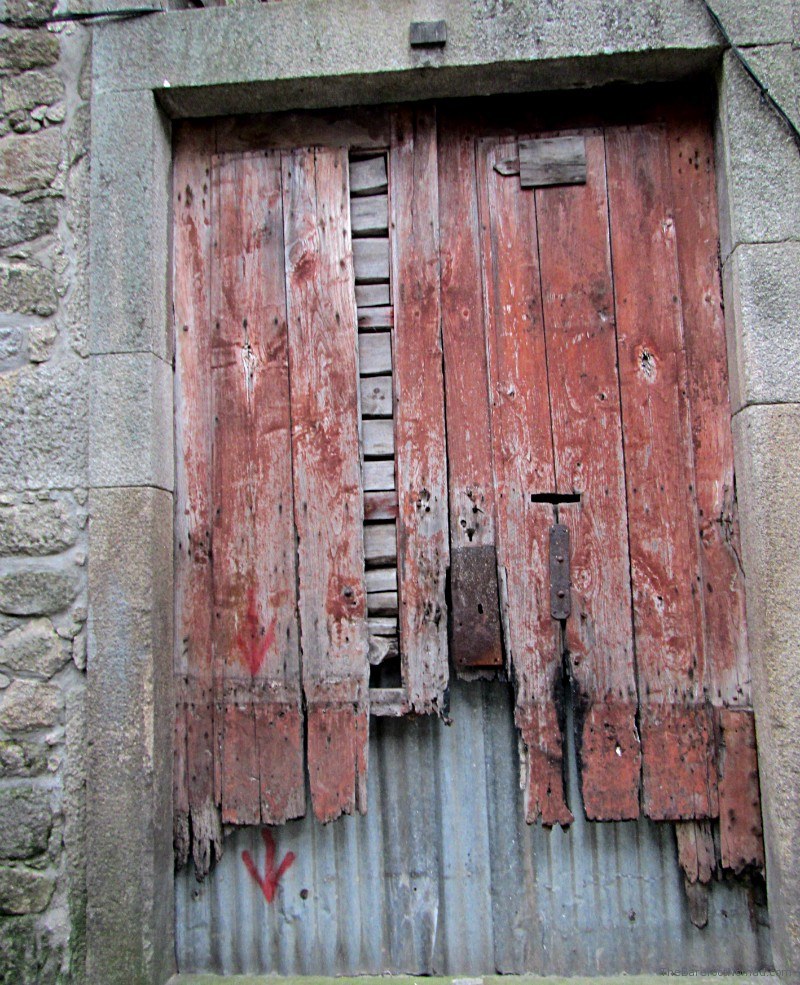 Porto Portugal Door to Abandoned Building Porto Portugal Door to Abandoned Building
