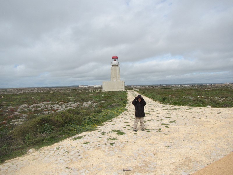 Windy shot at Sagres Point