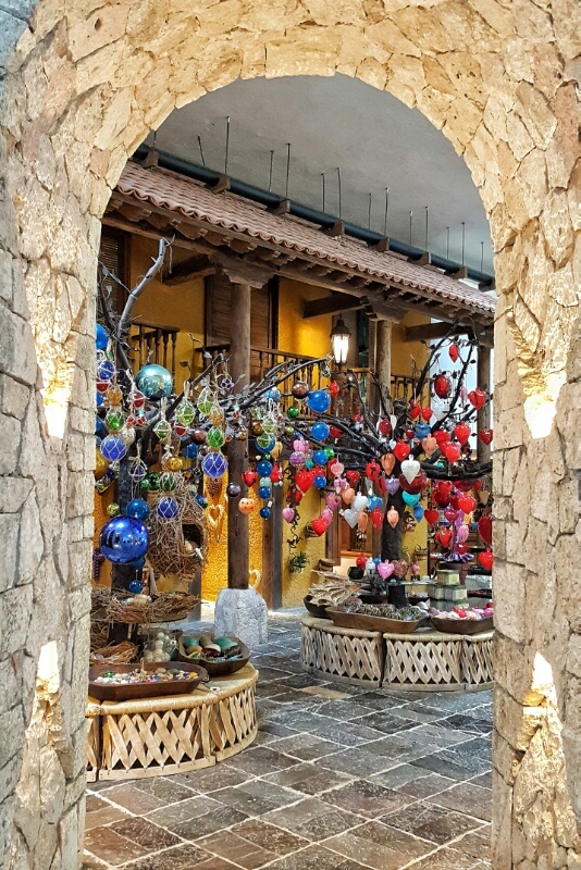 Xcaret gift shop at front entrance